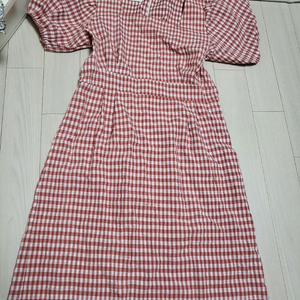 체크벌룬 롱원피스 프리사이즈 팔아요