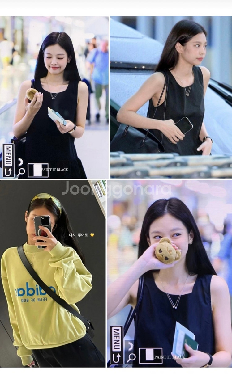 샤넬 코코크러쉬 목걸이 화이트 골드 (제니 목걸이)--3