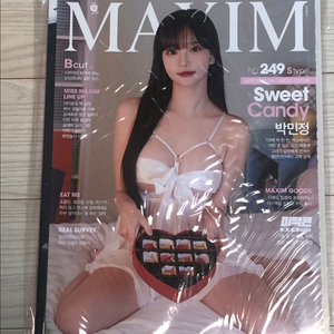 맥심 잡지 249 S타입 박민정 미개봉 새제품 한정판