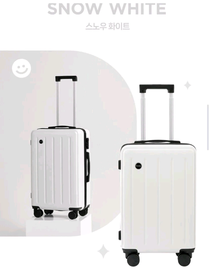 새상품 스노우 화이트 캐리어 20인치 or 24인치 이미지