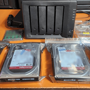 시놀로지DS918+ 램6G +WD RED 32TB