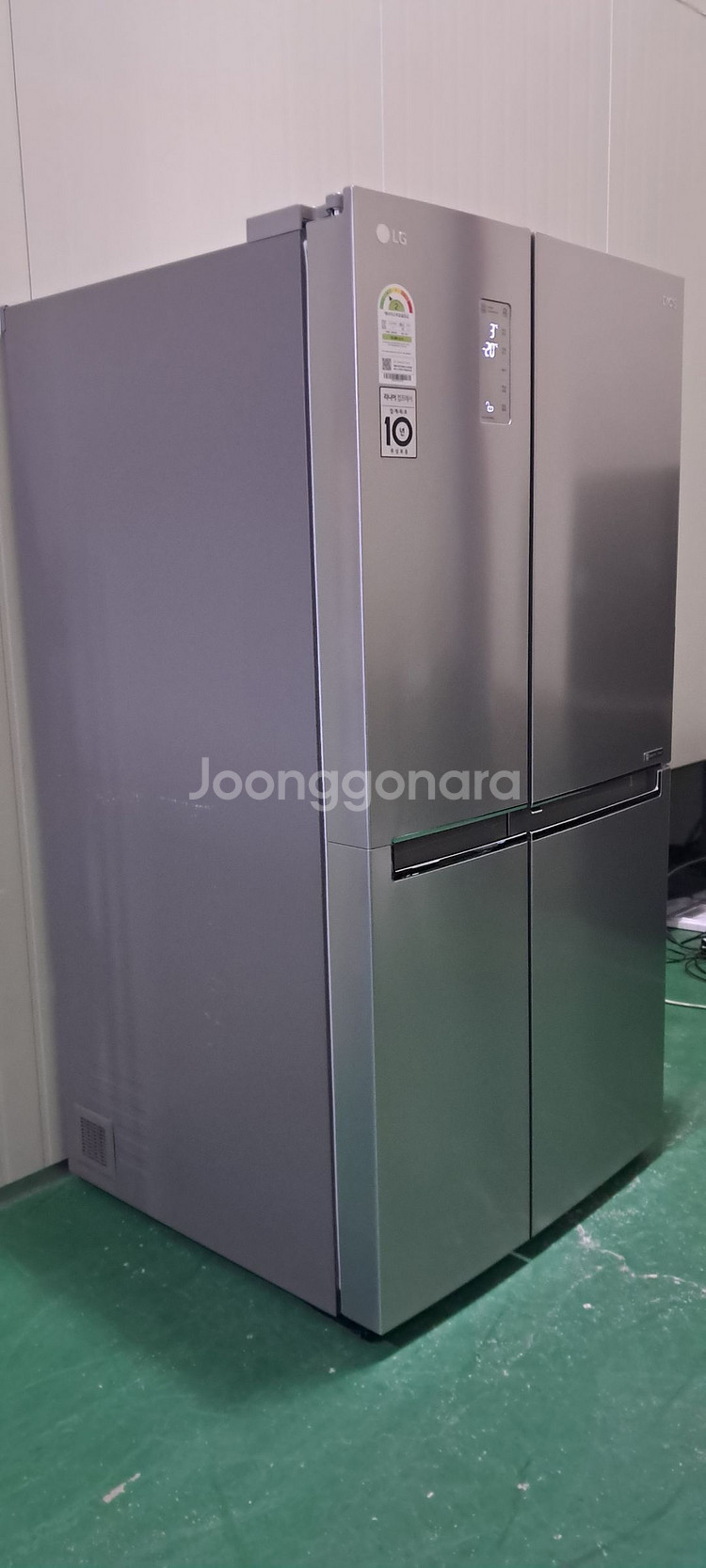 1566 엘지디오스 821L 2도어양문형냉장고(메탈)--1
