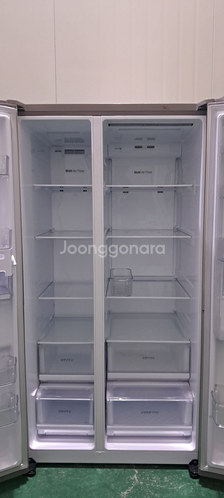 1566 엘지디오스 821L 2도어양문형냉장고(메탈)--4