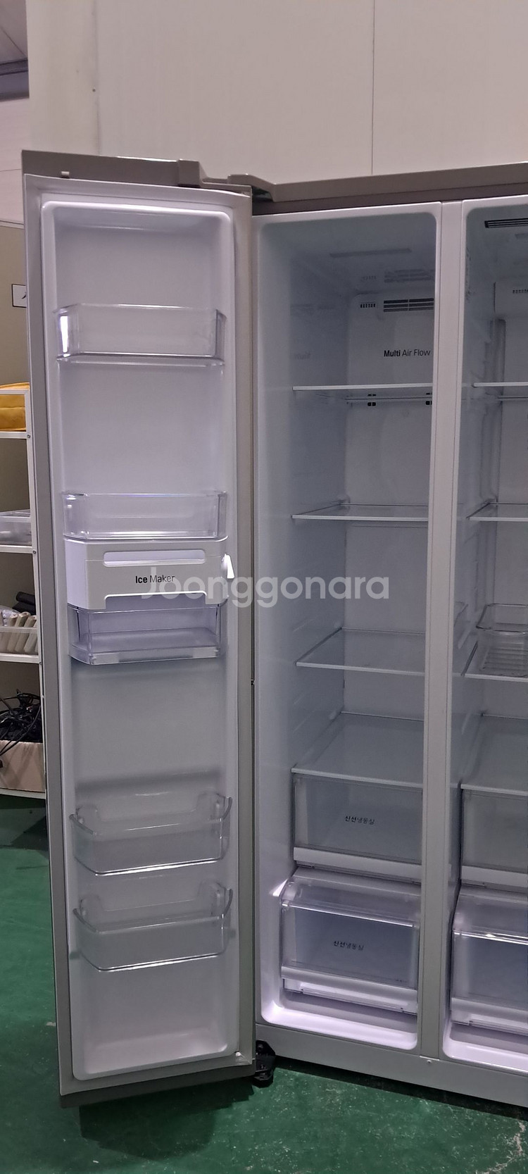 1566 엘지디오스 821L 2도어양문형냉장고(메탈)--5