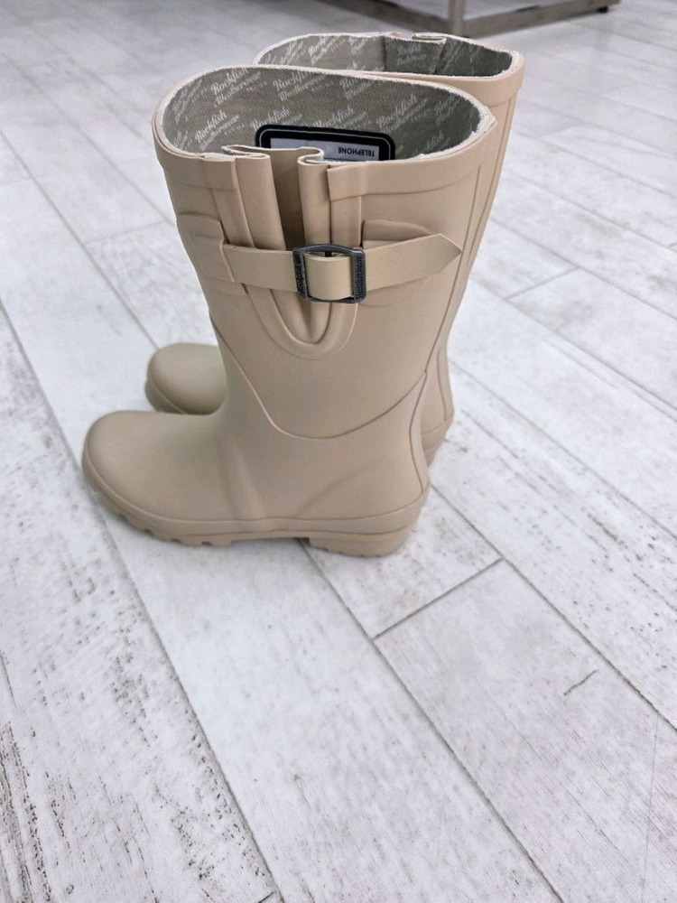 락피쉬 웨더웨어 레인부츠 베이지 UK5, UK6 이미지