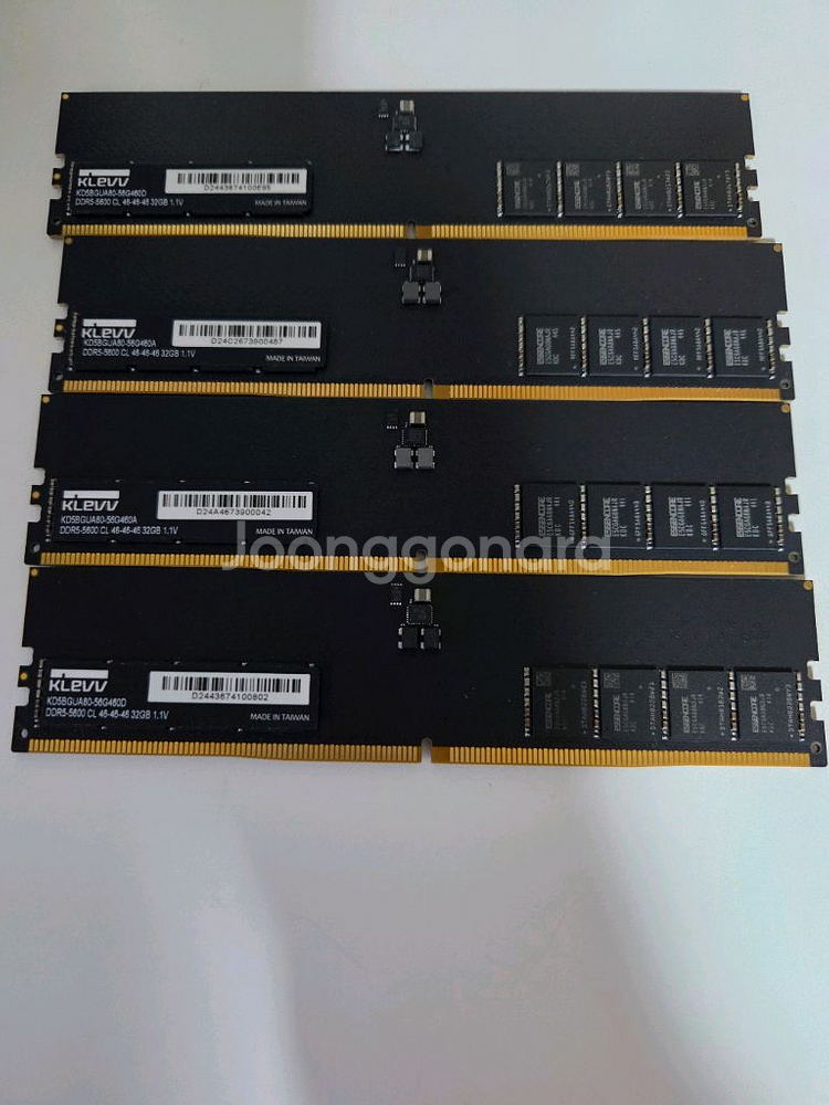 에센코어 KLEVV DDR5 5600 32GBx4--0