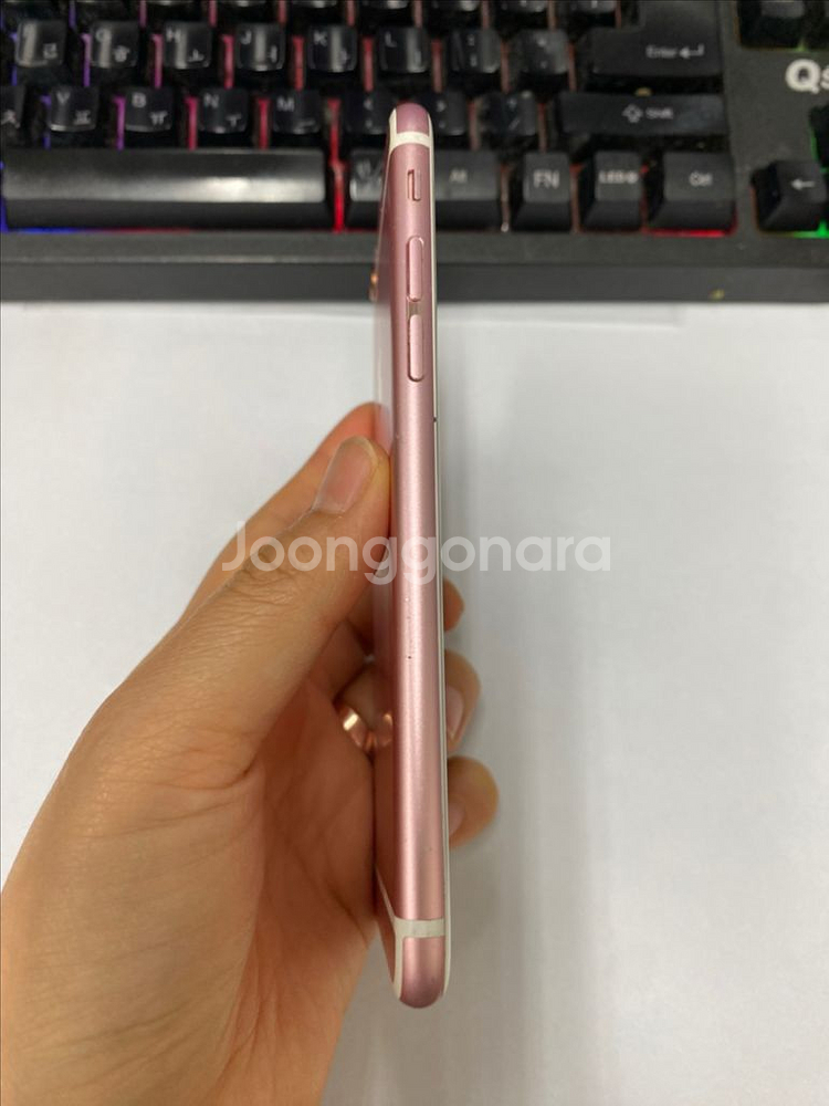 아이폰6S 로즈골드 A급 64G 배터리100%--4