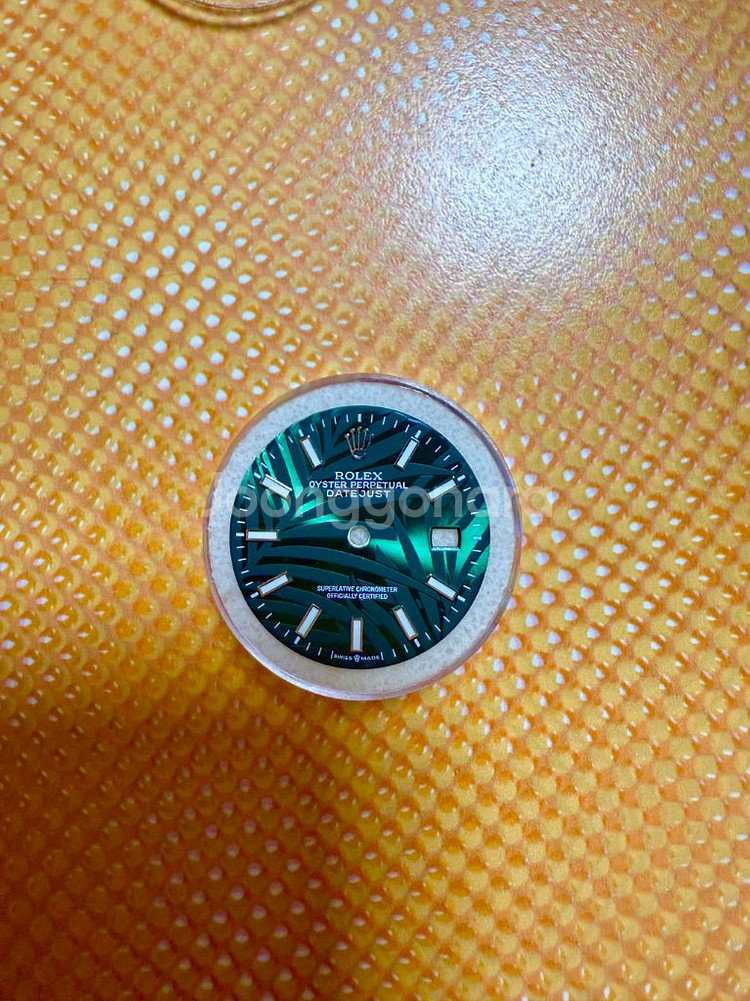 로렉스 36mm 팜 그린 다이얼 판매합니다--1
