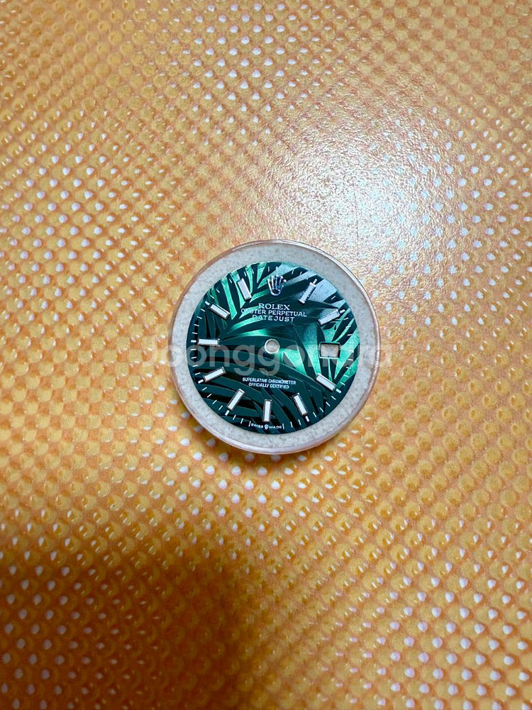 로렉스 36mm 팜 그린 다이얼 판매합니다--3
