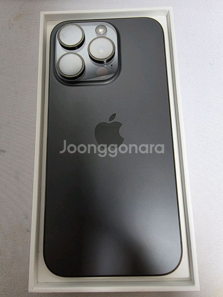 아이폰 15 프로 128g 블랙 풀박 팝니다--15