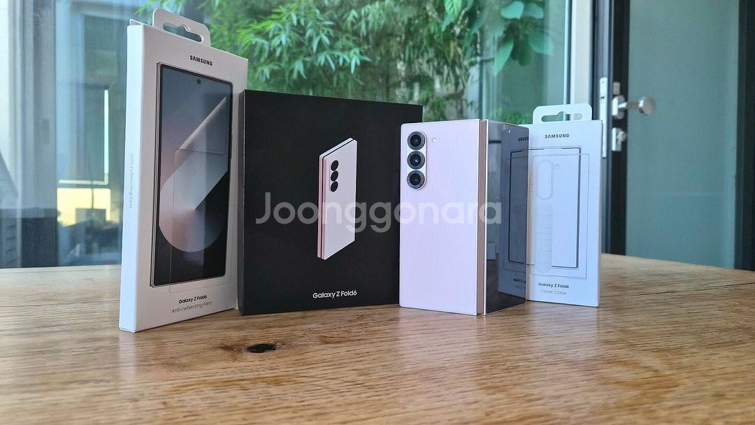 갤럭시z폴드6 256GB 정품 케이스 AR필름--0