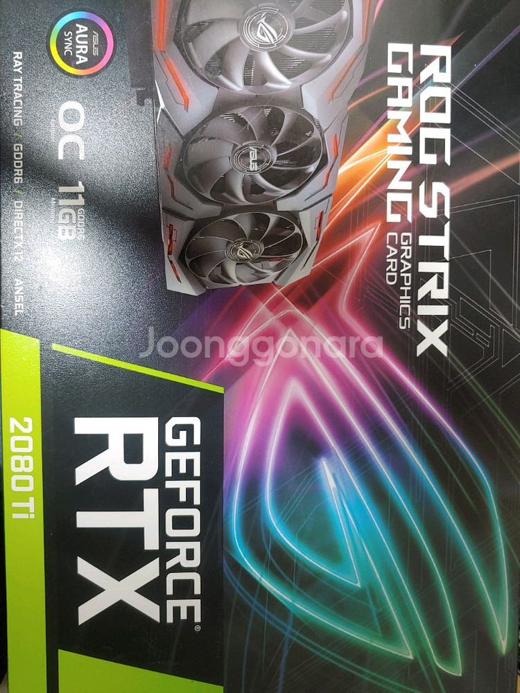 ASUS rtx2080ti 팝니다--0