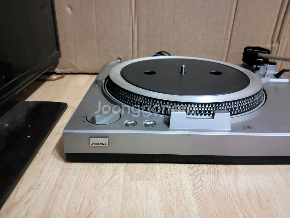 산수이 LP 턴테이블 SR 333 고장품 (오디오 앰프--1