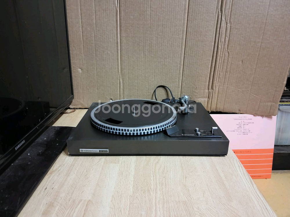 켄우드 LP 턴테이블 KD 2070 고장 (오디오 앰프--0