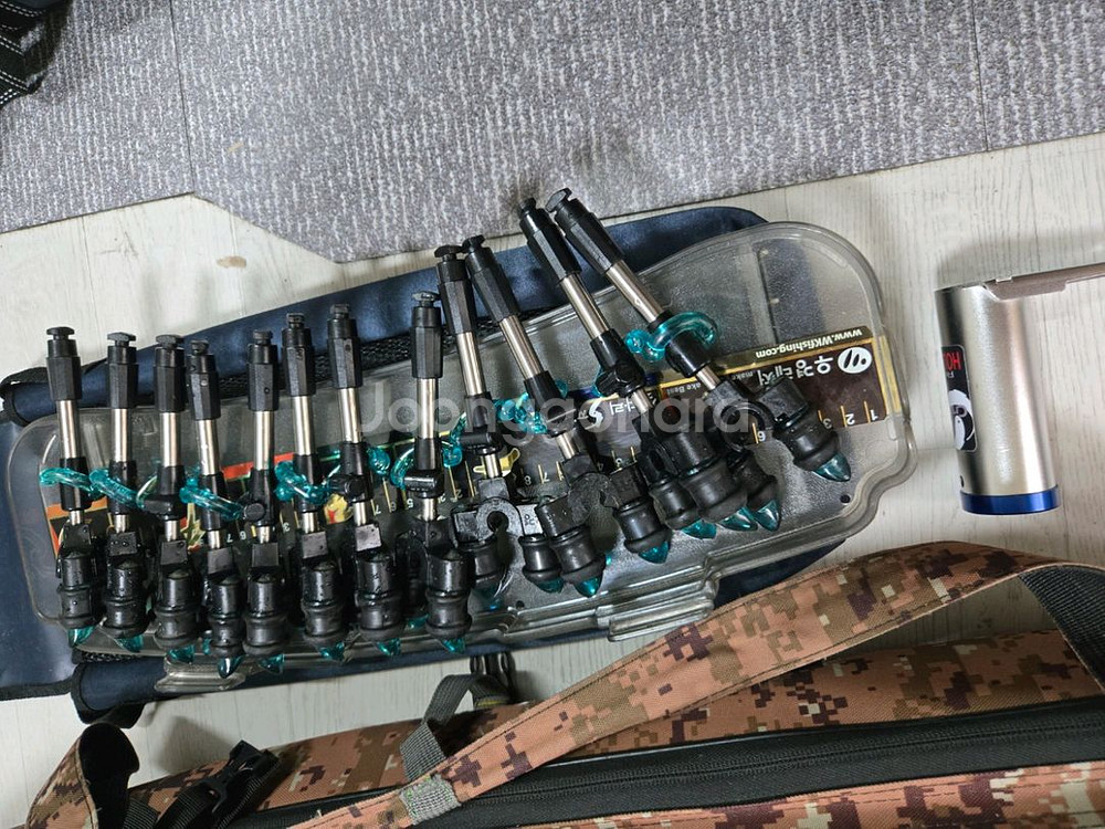 우경 12단 낚시받침틀 7+6단--2