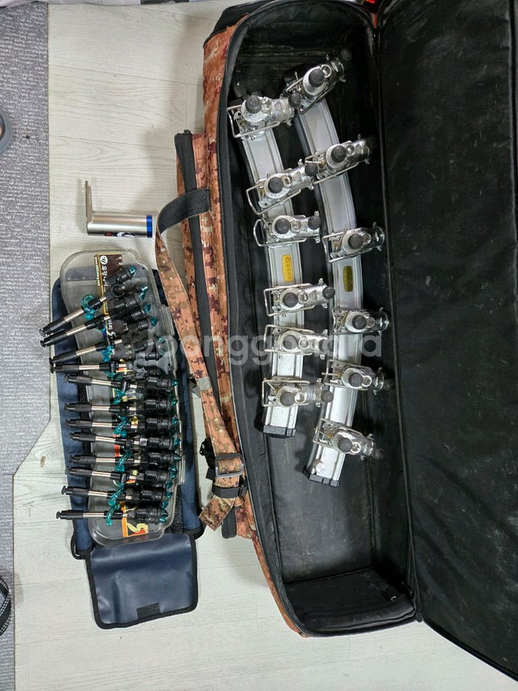 우경 12단 낚시받침틀 7+6단--0