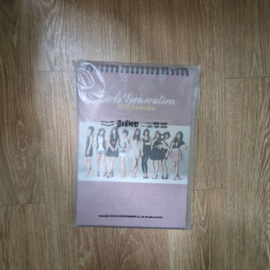 10년도 달력[탁상달력] 소녀시대사진. (비매의 달력)