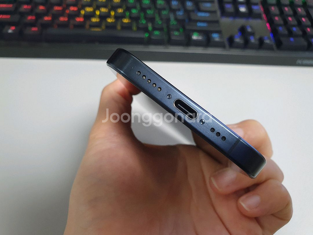 아이폰15 프로 / 256GB / 블루--8