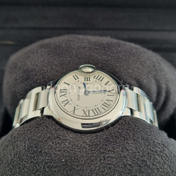 까르띠에 발롱블루 여성용 28mm 쿼츠 W69010Z4--5