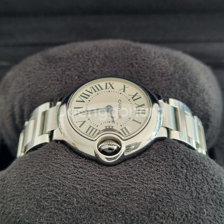 까르띠에 발롱블루 여성용 28mm 쿼츠 W69010Z4--4