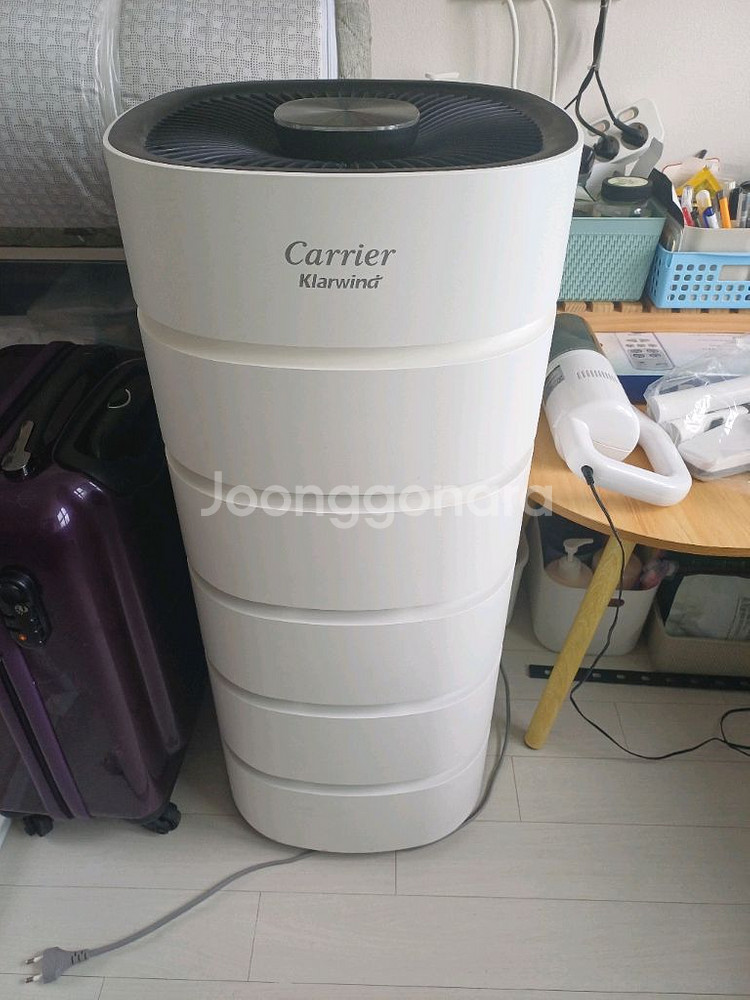 직거래)캐리어 공기청정기 25평형(배송가능)--0