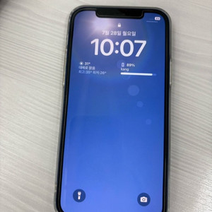 아이폰12 블루 128gb 홍콩버전 무소음 듀얼물리칩