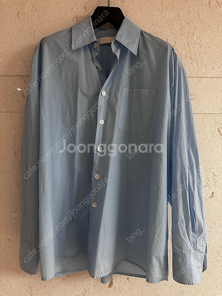 아워레가시 버로우드 포플린 셔츠--3