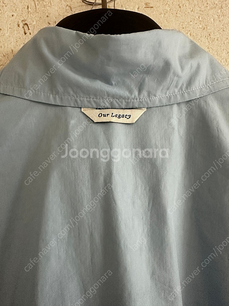 아워레가시 버로우드 포플린 셔츠--5