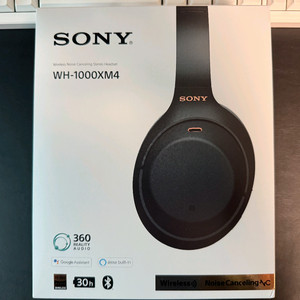 소니 Wh-1000XM4 블랙 헤드폰