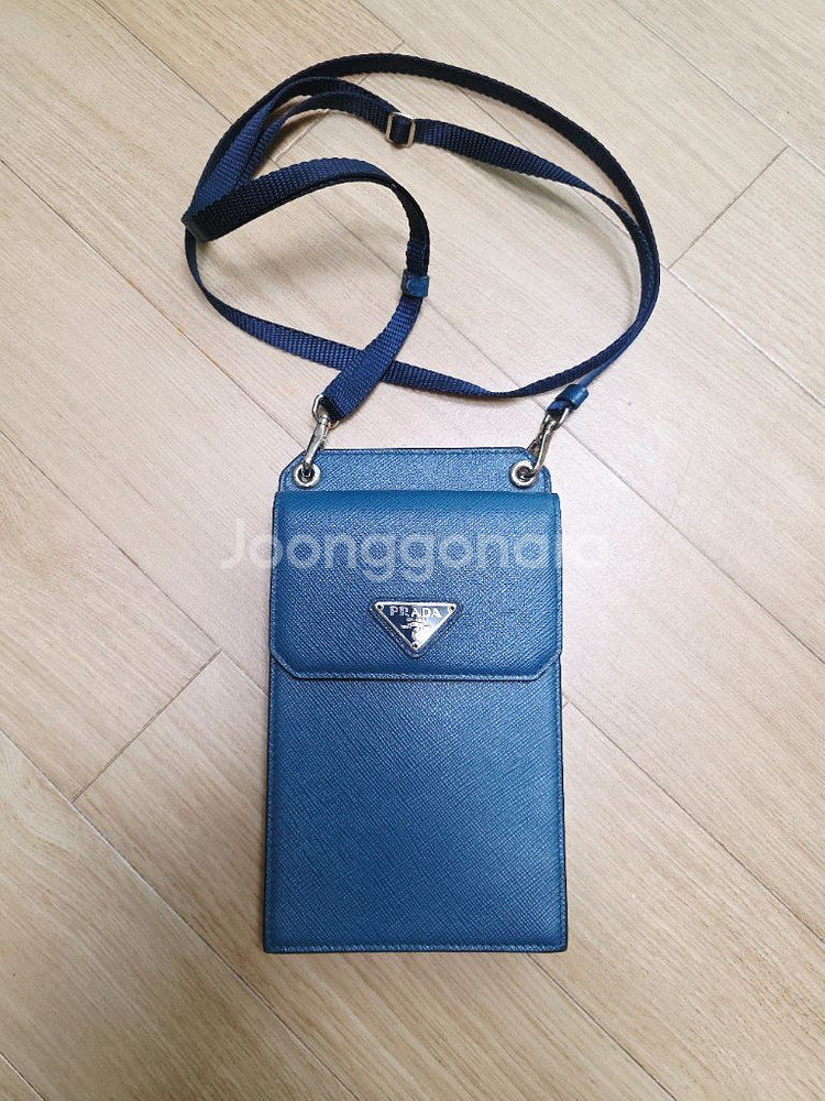 프라다 사피아노 미니 핸드폰 백--0