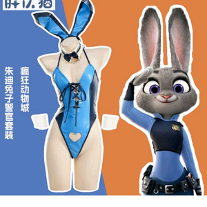 쥬디보안관 바니걸 섹시 코스프레