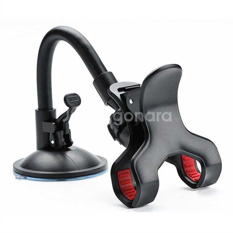 새 검정색 차량용 집게 흡착형 거치대 드롭 유리 홀더--3