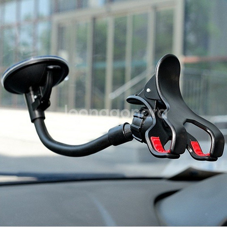 새 검정색 차량용 집게 흡착형 거치대 드롭 유리 홀더--4