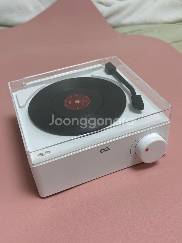 오아 미니 턴테이블 블루투스 스피커--0