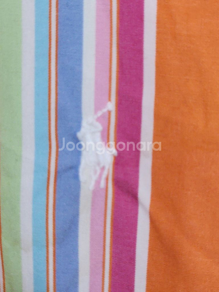 (M) 랄프로렌 폴로 셔츠 스트라이프 로고 남방 7부--3