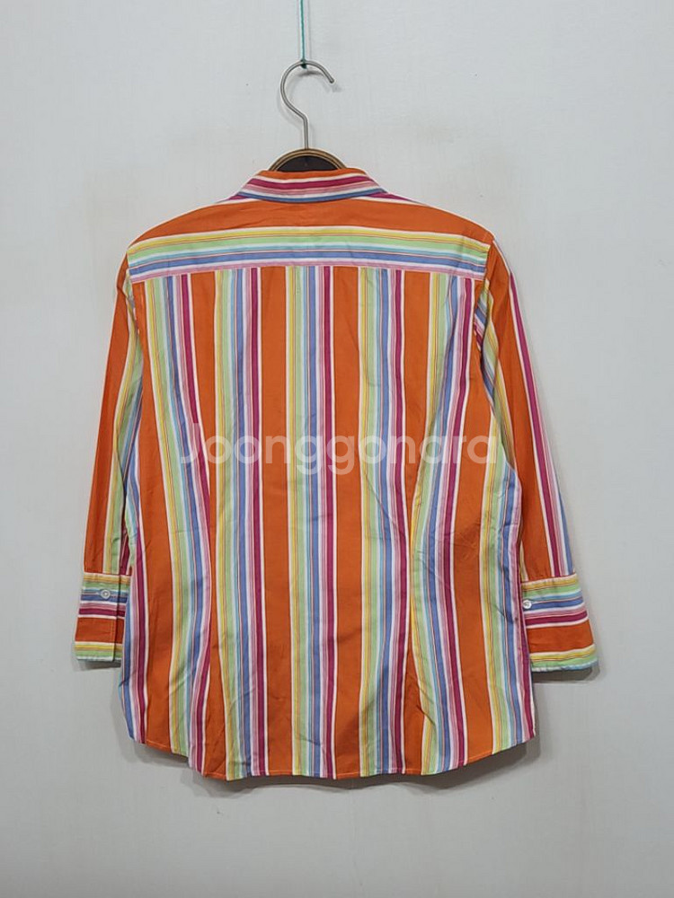 (M) 랄프로렌 폴로 셔츠 스트라이프 로고 남방 7부--5