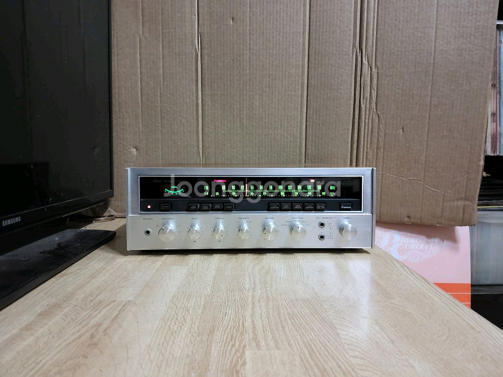 산수이 SANSUI SIX 빈티지 아나로그 리시버 앰프--0