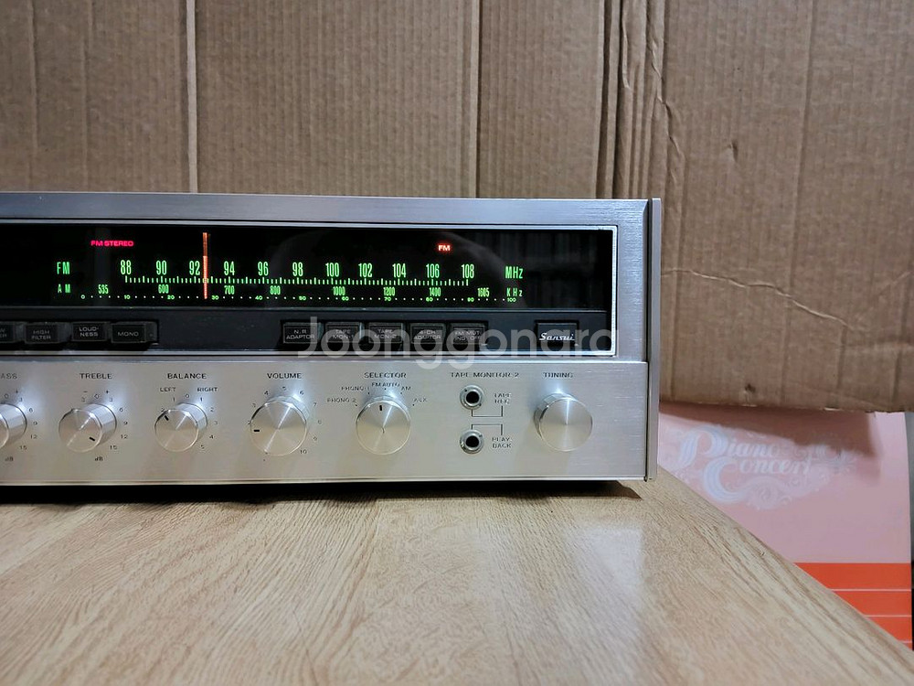 산수이 SANSUI SIX 빈티지 아나로그 리시버 앰프--2