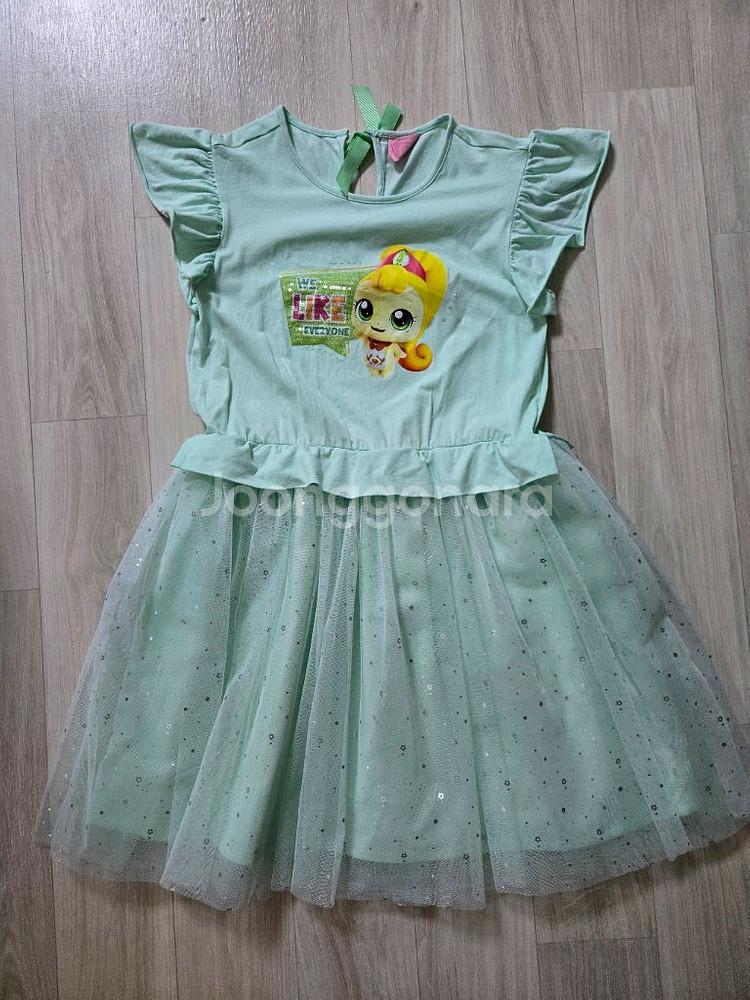 티니핑 원피스 치마 상하복 세트--0