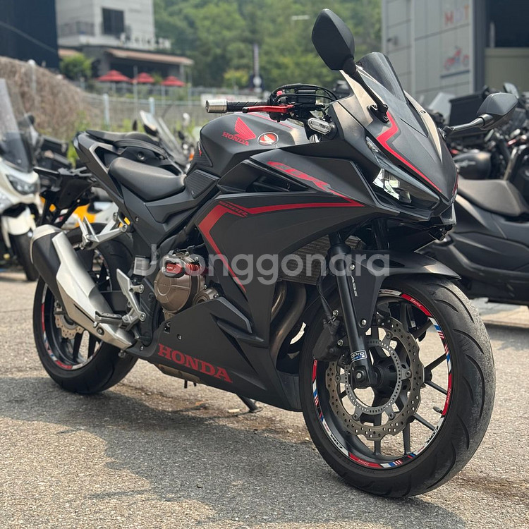 혼다 cbr500r 21년식 2채널블박 셋팅 판매--0
