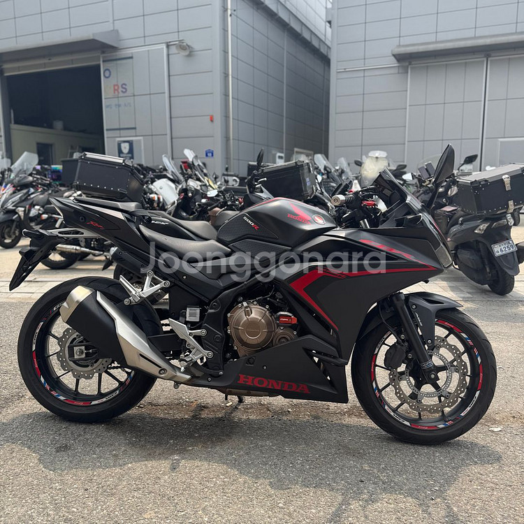 혼다 cbr500r 21년식 2채널블박 셋팅 판매--1