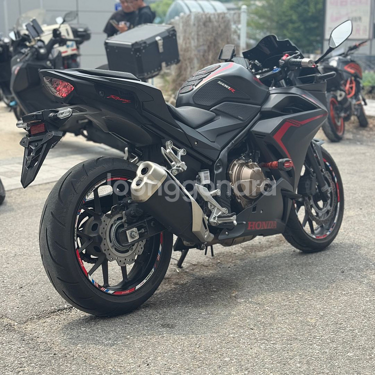 혼다 cbr500r 21년식 2채널블박 셋팅 판매--2