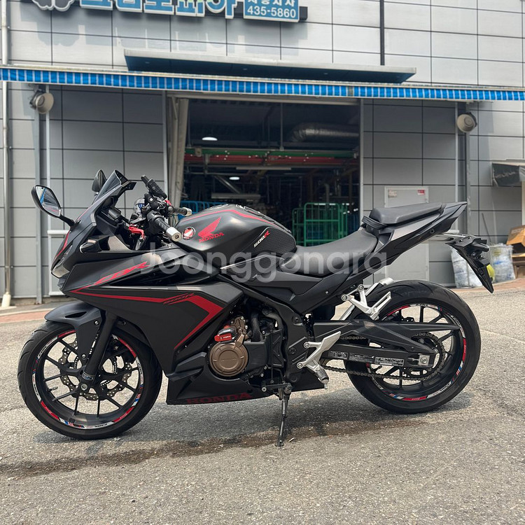 혼다 cbr500r 21년식 2채널블박 셋팅 판매--5