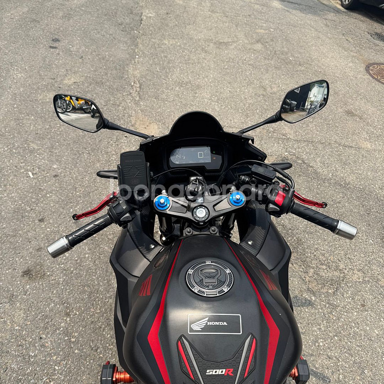 혼다 cbr500r 21년식 2채널블박 셋팅 판매--8