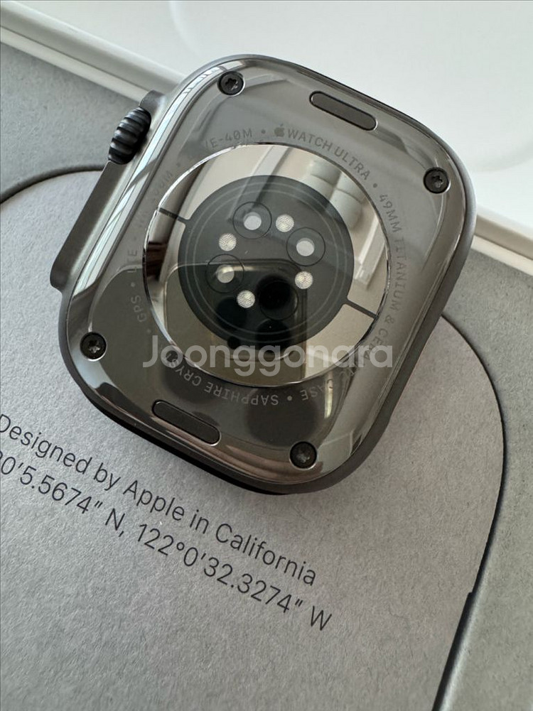 애플워치 울트라2 49mm 블랙티타늄 신품급--1
