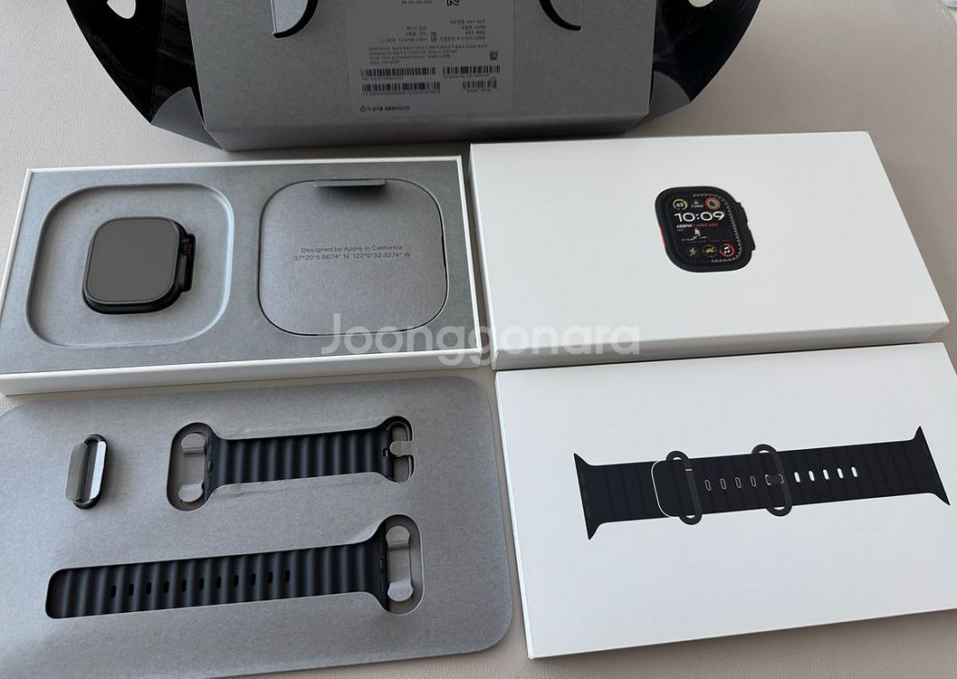 애플워치 울트라2 49mm 블랙티타늄 신품급--4