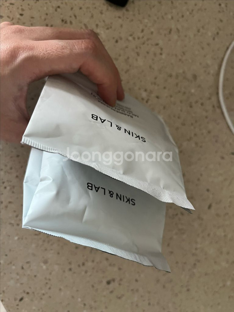 새상품)스킨앤랩 베리어덤 마일드 선쿠션 25g 리필2--3