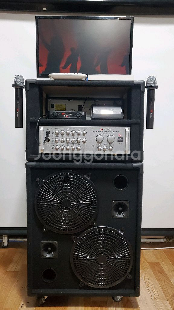 금영 고급형 이동식노래방세트--0