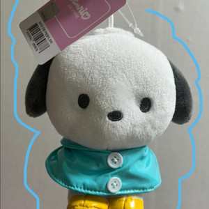 (새상품)산리오 포차코 폼폼푸린 우비 인형키링판매합니다