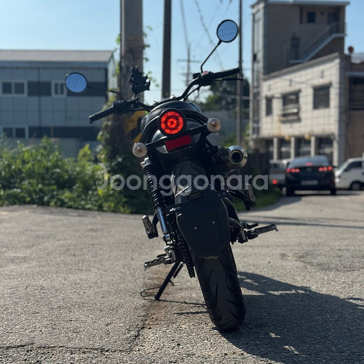 부캐너125 22년식 짧은키로수 입문용 판매--3